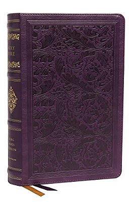Kjv, Sovereign Collection Bible, Personal Size, Leathersoft, Purple, Thumb Indexed, Red Letter Edition, Comfort Print: Holy Bible, King James Version-..