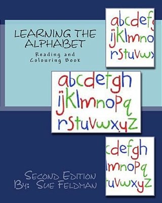 Learning The Alphabet: Reading And Colouring Book-..