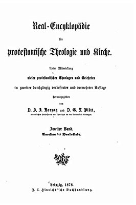 Realencyklopädie Für Protestantische Theologie Und Kirche-..