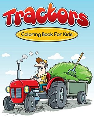 Tractors Coloring Books For Kids-..