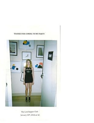 Thanks For Coming To My Party: January 30Th, 2016-..