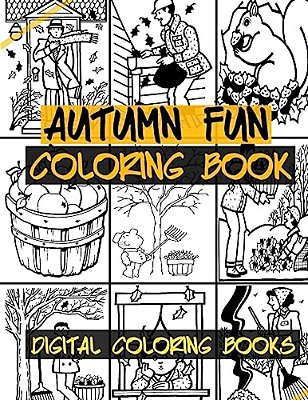 Autumn Fun Coloring Book-..