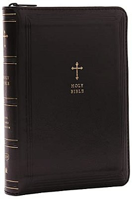 Kjv Holy Bible: Compact With 43,000 Cross References, Black Leathersoft With Zipper, Red Letter, Comfort Print: King James Version-..
