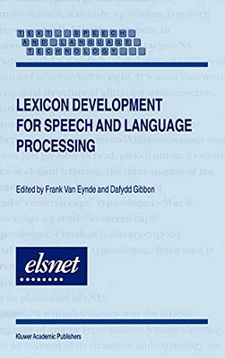 Lexicon Development For Speech And Language Processing-..