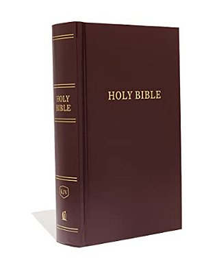 Kjv, Pew Bible, Large Print, Hardcover, Burgundy, Red Letter Edition-..