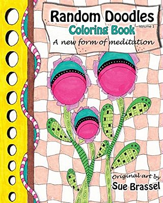 Random Doodles: Coloring Book-..