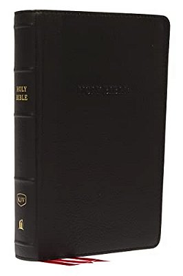Kjv, Reference Bible, Personal Size Giant Print, Genuine Leather, Black, Red Letter Edition-..