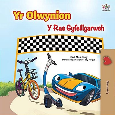 The Wheels The Friendship Race (Welsh Book For Kids)-..