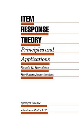 Item Response Theory: Principles And Applications-..