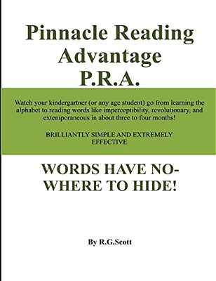 Pinnacle Reading Advantage P. R. A.: Words Have Nowhere To Hide!-..