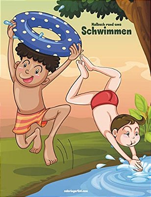 Malbuch Rund Ums Schwimmen 1-..