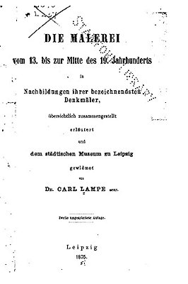 Die Malerei Vom 13. Bis Zur Mitte Des 19. Jahrhunderts-..