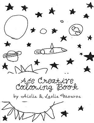 Ace Creative Coloring Book: Hand Drawn For Girls-..
