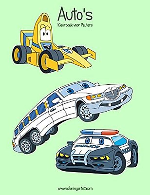 Auto's Kleurboek Voor Peuters 1-..
