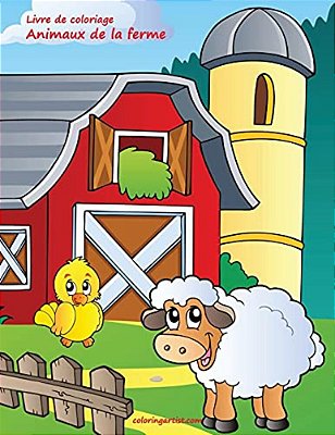 Livre De Coloriage Animaux De La Ferme 1-..