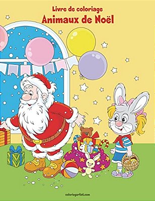 Livre De Coloriage Animaux De Noël 5-..