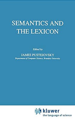 Semantics And The Lexicon-..