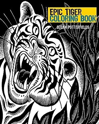 Epic Tiger Coloring Book-..