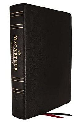 Esv, Macarthur Study Bible, 2ND Edition, Genuine Leather, Black: Unleashing God's Truth One Verse At A Time-..