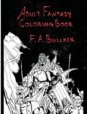 Adult Fantasy Coloring Book-..