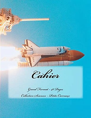 Cahier - Grand Format - 48 Pages - Collection Sciences: Petits Carreaux - Design Original 7-..
