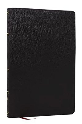 Nkjv, Personal Size New Testament, Black Genuine Leather, Red Letter, Comfort Print-..