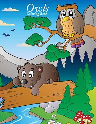 Owls Coloring Book 1-..