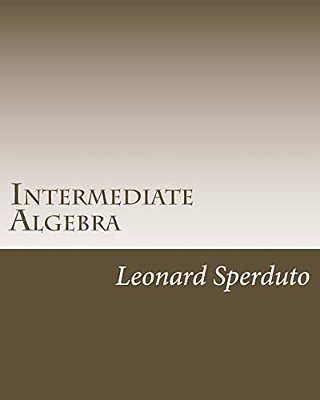 Intermediate Algebra-..