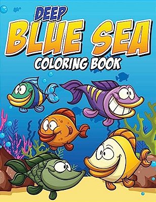 Deep Blue Sea Coloring Book-..