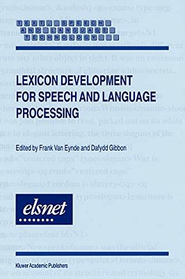 Lexicon Development For Speech And Language Processing-..