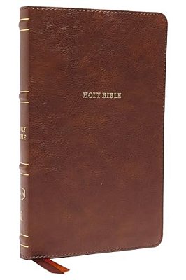 Nkjv, Thinline Bible, Leathersoft, Brown, Red Letter Edition, Comfort Print: Holy Bible, New King James Version-..