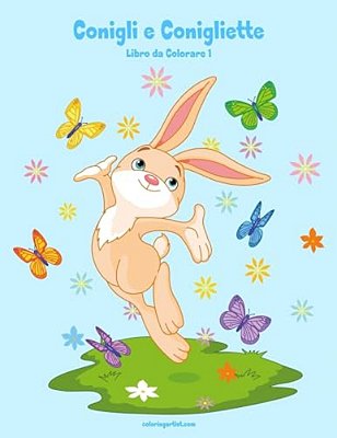 Conigli E Conigliette Libro Da Colorare 1-..