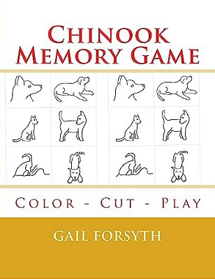 Chinook Memory Game: Color - Cut - Play-..