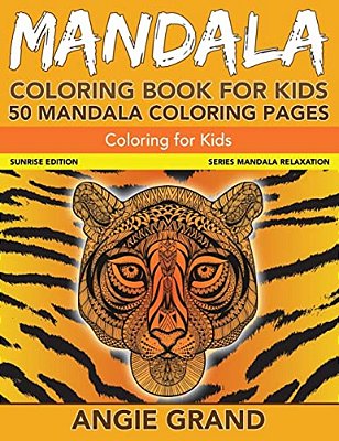Mandala Coloring Book For Kids: 50 Mandala Coloring Pages: Coloring For Kids-..