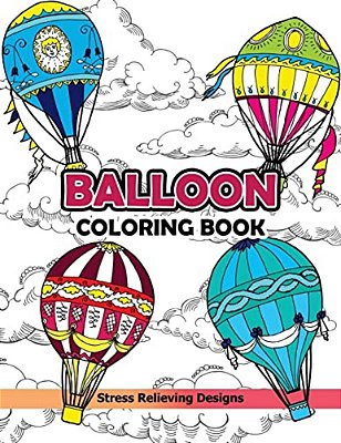 Balloon Coloring Book: Hot Air Balloon-..