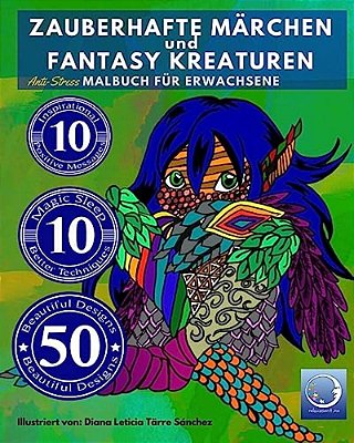 Anti Stress Malbuch Für Erwachsene: Zauberhafte Märchen Und Fantasy Kreaturen-..