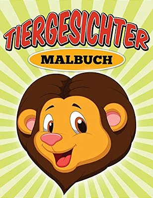 -Tiergesichter - Malbuch-..