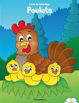 Livre De Coloriage Poulets 1 & 2-..