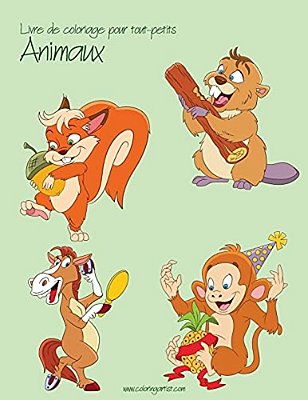 Livre De Coloriage Pour Tout-Petits Animaux 2-..