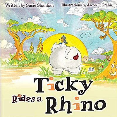 Ticky Rides A Rhino-..