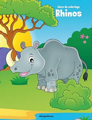 Livre De Coloriage Rhinos 1-..