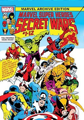 Marvel Archive Edition: Marvel Super Heroes Secret Wars Gallery Edition Mike Zeck Original First Issue Cover-..