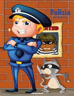 Polizia Libro Da Colorare 1-..