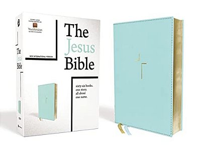 The Jesus Bible, Niv Edition, Leathersoft, Blue, Comfort Print-..