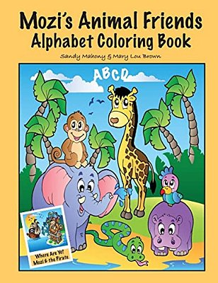 Mozi's Animal Friends Alphabet Coloring Book-..
