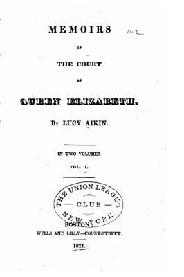 Memoirs Of The Court Of Queen Elizabeth-..