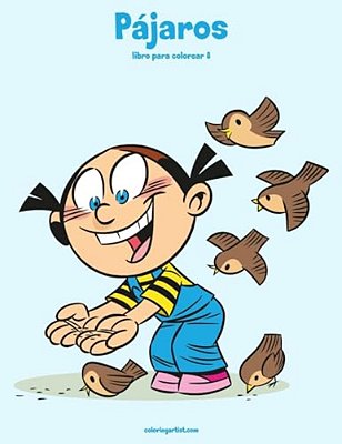 Pájaros Libro Para Colorear 8-..
