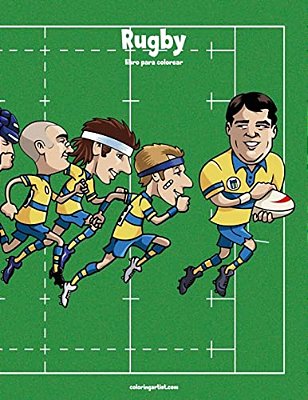 Rugby Libro Para Colorear 1-..