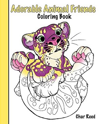 Adorable Animal Friends Coloring Book-..
