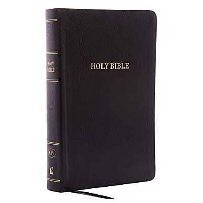 Kjv, Reference Bible, Personal Size Giant Print, Bonded Leather, Black, Indexed, Red Letter Edition-..